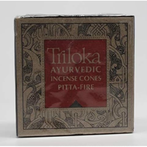 TRILOKA Pitta Fire Incense Cones, 20 GR Cover