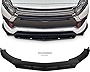 SCITOO 3pcs Glossy Black PP Front Bumper Body Kit Spoiler Chin Spoiler Front Bumper Lip Universal Fits for Most Cars