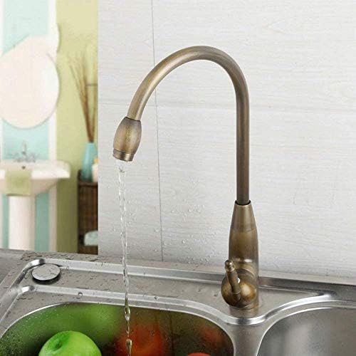 Mélangeur de cuisine en laiton anti fuite avec cartouche plaque céramique