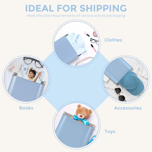 Image of Metronic Poly Mailers 12x15.5 500PC Bulk Shipping Bags for Small Business | Light Blue, Strong Adhensive, Self Seal, 2 Mil Thick Mailers Poly Bags, Waterproof Tearproof Shipping Envelopes for Clothing