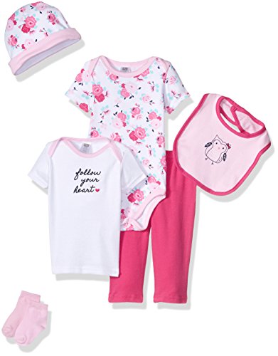 Hudson Baby Unisex Baby Layette Boxed Giftset, Owl, 0-3 Months