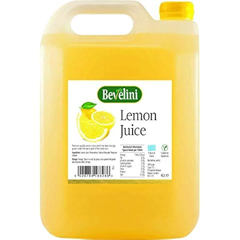 Bevelini Lemon Juice, 4 Litre Cover