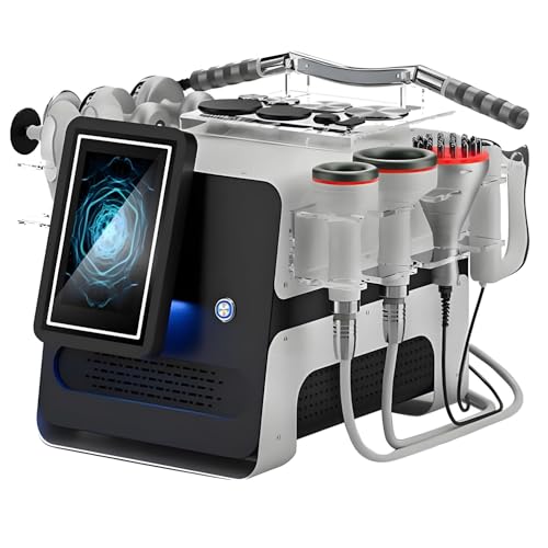 LMYYDES Máquina de diatermia 448K con Terapia RF CET/Ret 10 en 1, Modelado Corporal, pérdida de Peso rápida, eliminación de Celulitis, Modelado Corporal, cavitación al vacío EMS, 42 x 48 x 39 cm