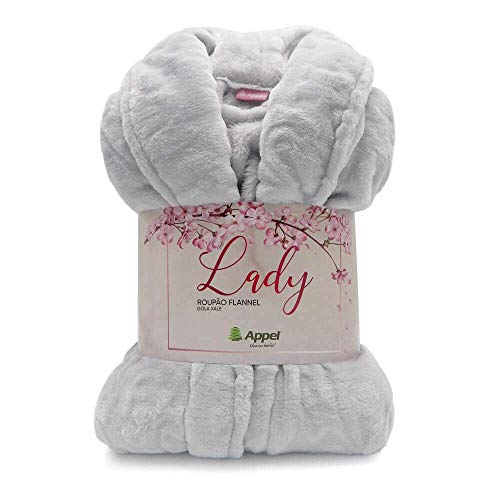 Roupão Adulto Microfibra Flannel Feminino Lady Appel Lunar