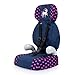 Bayer Design- Silla de Coche, Accesorios de Muñeca, Comcinturón, Moderno, Color Azul Comúnico Rnio y Corazones (67554Aa)