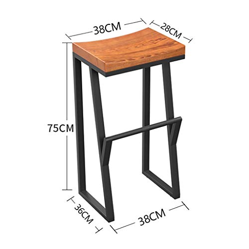 Tabourets de bar confortables avec assise vintage et hauteur comptoir - 4