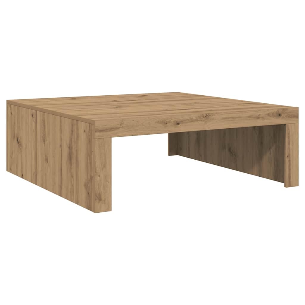 vidaXL Mesa de Centro Madera de ingeniería Roble Artisan 100x100x35 cm, Mesa Auxiliar, Mesa de salón, Mesa Decorativa, mesita de sofá