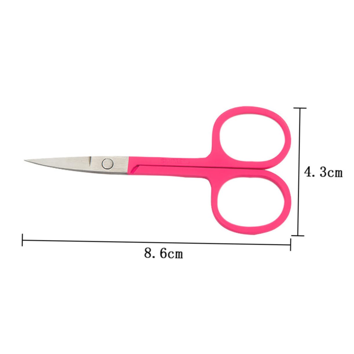 TOVINANNA E Eyebrow Shaping Tool 4pcs Nose Hair Eyebrow Scissors Stainless Steel