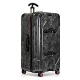 Traveler's Choice Maxporter II Valise Rigide à roulettes pivotantes 76,2 cm, Gris Carbone, 30' Trunk Luggage, Maxporter II Valise Rigide en Polycarbonate avec roulettes pivotantes