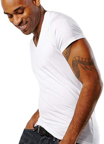 Mr. Davis Comfort Fit Premium Bamboo Viscose Tailored Cut Stylish V Neck Men's Undershirt - Image 3