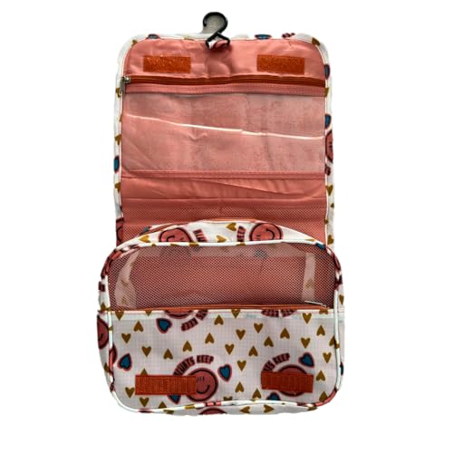 Necessaire Unisex Organizador de Viagem Mala com Gancho para Pendurar (Smile)