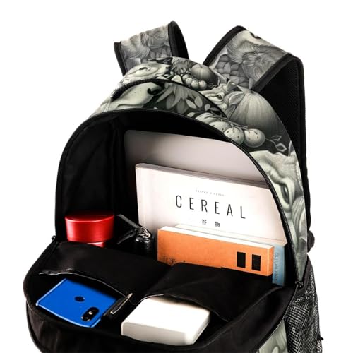 Sac à dos avec porte-bouteille et grand compartiment multicolore