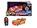 Produktbild Jada Toys - Lightning McQueen als RC Glow Racer Single Drive (14 cm) aus Disney Pixars Cars - ferngesteuertes Auto ab 4 Jahre, Spielzeugauto für Kinder mit Fernbedienung und Glow-in-The-Dark-Effekt
