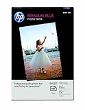 HP Premium Plus Photo Paper, High Gloss (100 Sheets, 4 x 6 Inches borderless)