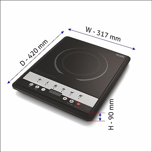 Glen Induction Cooktop with 6 Preset Cooking Functions 1600 Watt