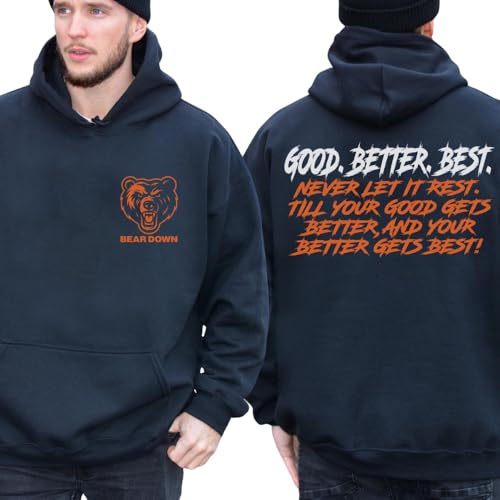 Chicago Football Good Better Best Shirt, Bear Down Shirts, Chicago Sport Tee Multicolor