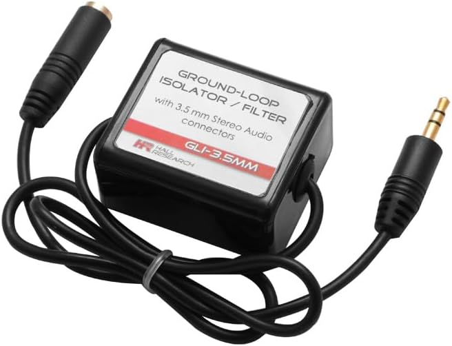Hall Technologies GLI-35MM stereo ground-loop isolator