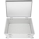 Zulkit Junction Box ABS Plastic Waterproof IP65 Electrical Boxes Hinged Shell Outdoor Universal Proj