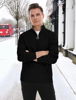Hisir Mannen Jumper Turtle Neck Tops Winter Warm Wollen Gebreide Trui Lange Mouw Trui Effen Kleur Basic Coltrui Zachte Truien, 05 Donker Grijs, M Hisir Mannen Jumper Turtle Neck Tops Winter Warm Wollen Gebreide Trui Lange Mouw Trui Effen Kleur Basic Coltrui Zachte Truien, 05 Donker Grijs, M