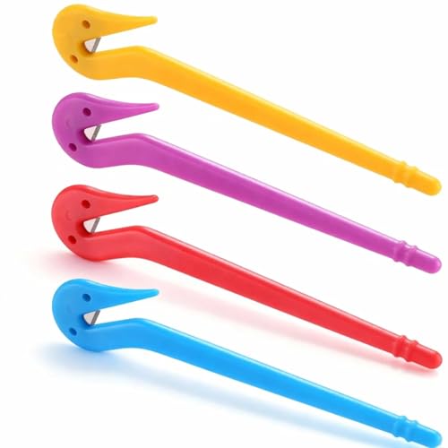 NIYATA Coupe Elastique Cheveux,Dissolvants Elastiques en Caoutchouc,Outils de Retrait de Bandeau Élastique pour Cheveux,Coupe Élastique en Plastique,pour...