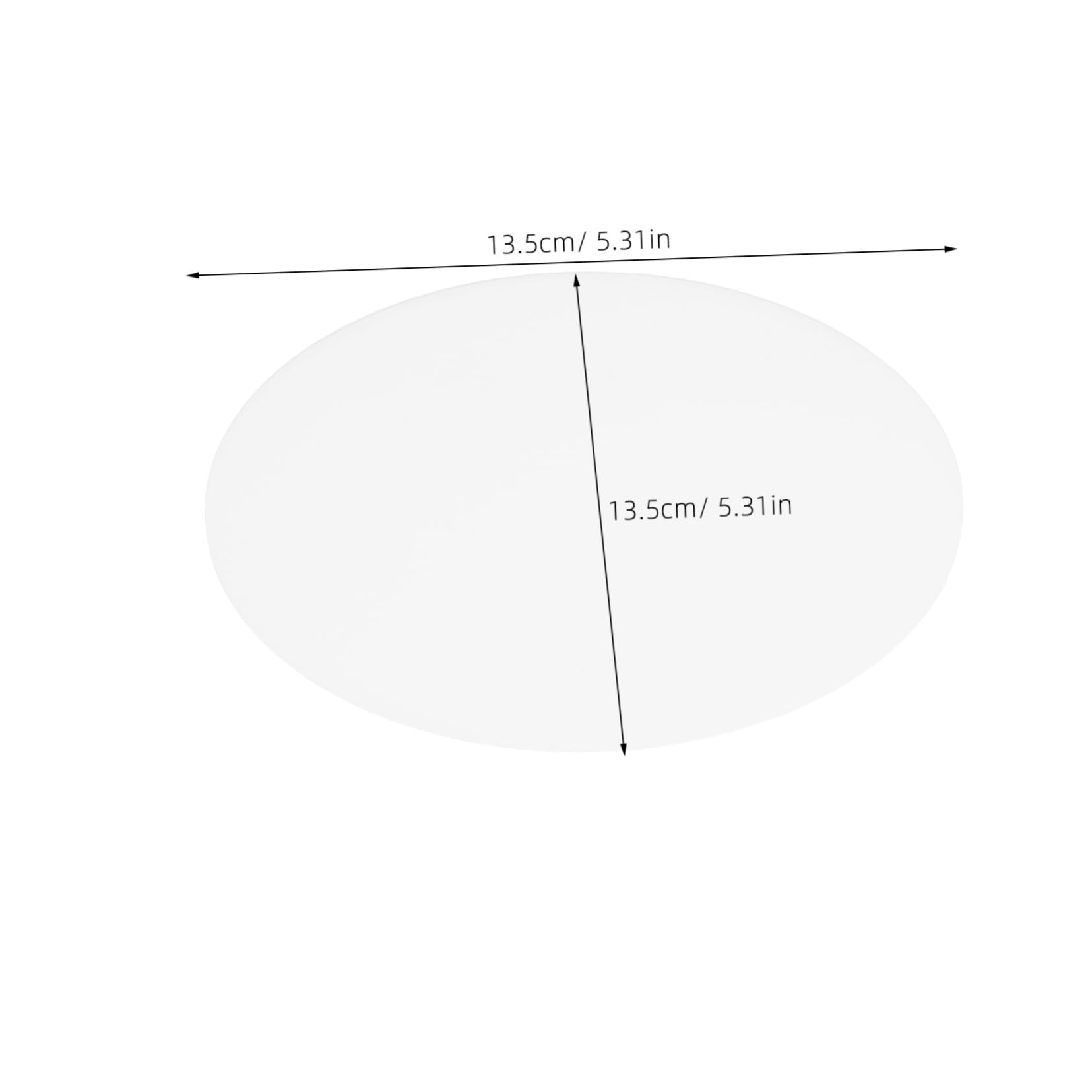 HOODANCOS 4 Pack Light Diffuser Lamp Bottom Covers Glare- Soft Diffuser for Downlight Fixtures Quick Replacement for Home Lighting