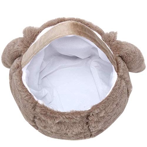 Image of Easter Basket,Easter Bunny Baskets,Easter Egg Hunting Basket,Easter Buckets for Boys Girls,Bunny Rabbit Easter Tote Bags for Easter Decorations Candy Gifts Toy Storage(Brown)