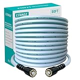 LTANLE High Pressure Hose 50 Feet 1/4 Inch, M22 Double...