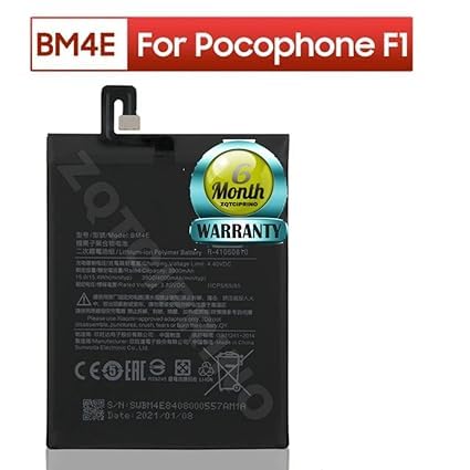 Image of Original BM4E Battery for Redmi Pocophone F1 Battery with 6 Month Warranty**** (B85)