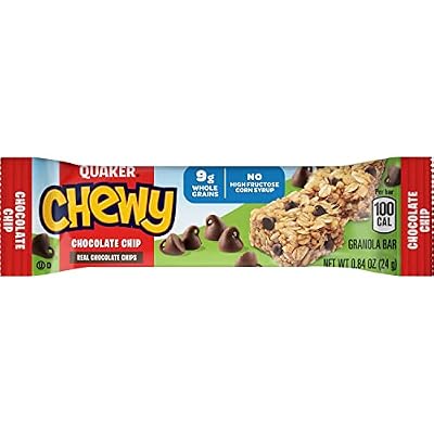 Quaker Chewy Granola Bars, 3 Flavor Variety Pack, 0.84oz Individually Wrapped Bars (30 Pack)