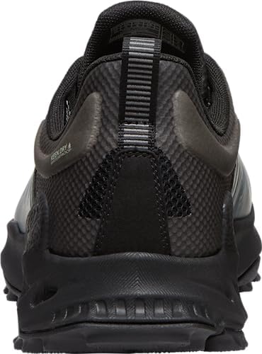 KEEN Men's Zionic Low Height Waterproof All Terrain Hiking Shoes, Dark Forest/Black, 11 | Image 2