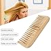 Wooden Wide Tooth Comb, Men Women Detangler Comb for All Hair Types, Portable Wet Hair Comb for Home and Travel Use, Practical Hair Styling Tools for Detangling and Hair Care
