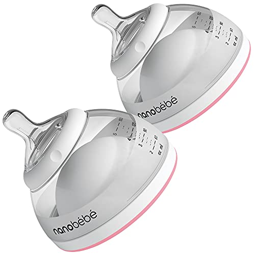 nanobebe Muttermilch-Babyflaschen für stillende Babys, zum Stillen von...