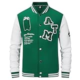 ANOTWENER Varsity Jacket Men Letterman Bomber Baseball Vintage Jackets Streetwear Casual Custom Coat Fashion...