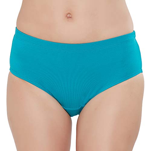 Image of SOIE Women High Rise Full Coverage Solid Colour Cotton Stretch Hipster Panty (Pack of 3)