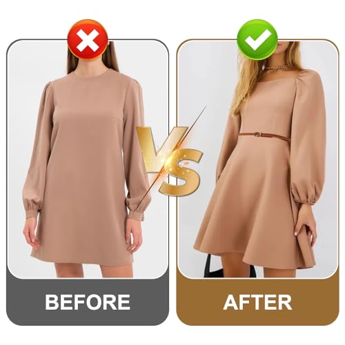 3 Stück Schmaler Gürtel Damen Verstellbar, Gesamtlänge 99 cm, FlechtgüRtel Bindegürtel Damen, Kleid Gürtel, Damengürtel Schmal für Jeans, Kleider, Blusen, Verschiedene Anlässe, Schwarz, Weiß, Kamel