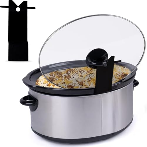 SCLWSS Slow Cooker Lid Holder Compatible with Crock-Pot, Space Saving Stand for Clean Kitchen and Convenient Cooking