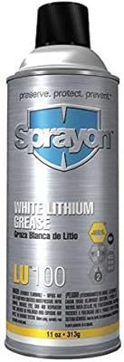 Sprayon LU 100, White, Lithium, White Lithium Grease, 16 oz. SC0100000-1 Each