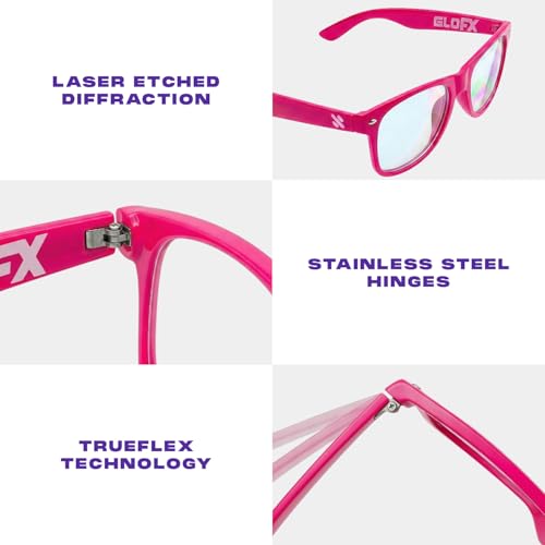 Image of Ultimate Diffraction Glasses - 3D Prism Rainbow Effect - Great Edm, Concert, and Rave Accessory