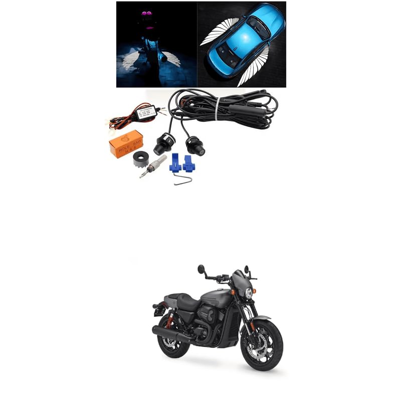 LOVMOTO Angel Wings Car Projector Lights Car Side Rear View Mirror Led Projection Laser Light HD Auto Decoration Lamp Left Right Side Rear Mirror 2 Pcs Comfortable For Stree-r Rod