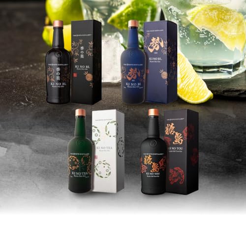 京都蒸溜所 ジン4種セット(季の美&勢&季のTEA&季のTOU)|プレミアム クラフトジン スピリッツ 人気セット 京都 お酒 こだわり 蒸留 蒸留酒 蒸留所 ふるさと納税 飲み比べ セット]