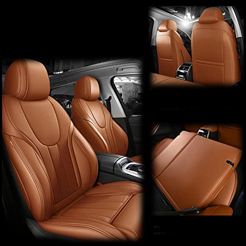 KIMPZ Cubierta De Asiento De Coche, Cubierta De Asiento Impermeable Delantera Y Trasera Interior De Cuero para Coche, Accesorios para H&Yun&dai para Ioniq para Accent