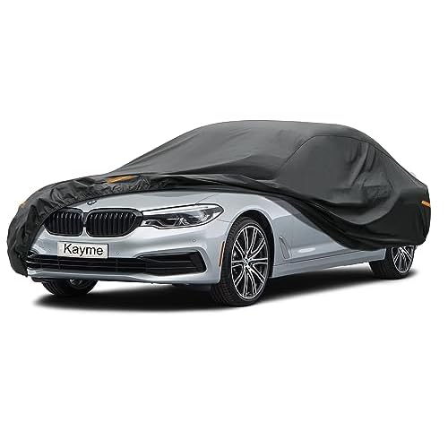 Kayme 7 Layers Car Cover Custom Fit for BMW 6 Series 640i 650i / 8 Series (2003-2025) Waterproof All Weather for Automobiles, Outdoor Full Cover Rain