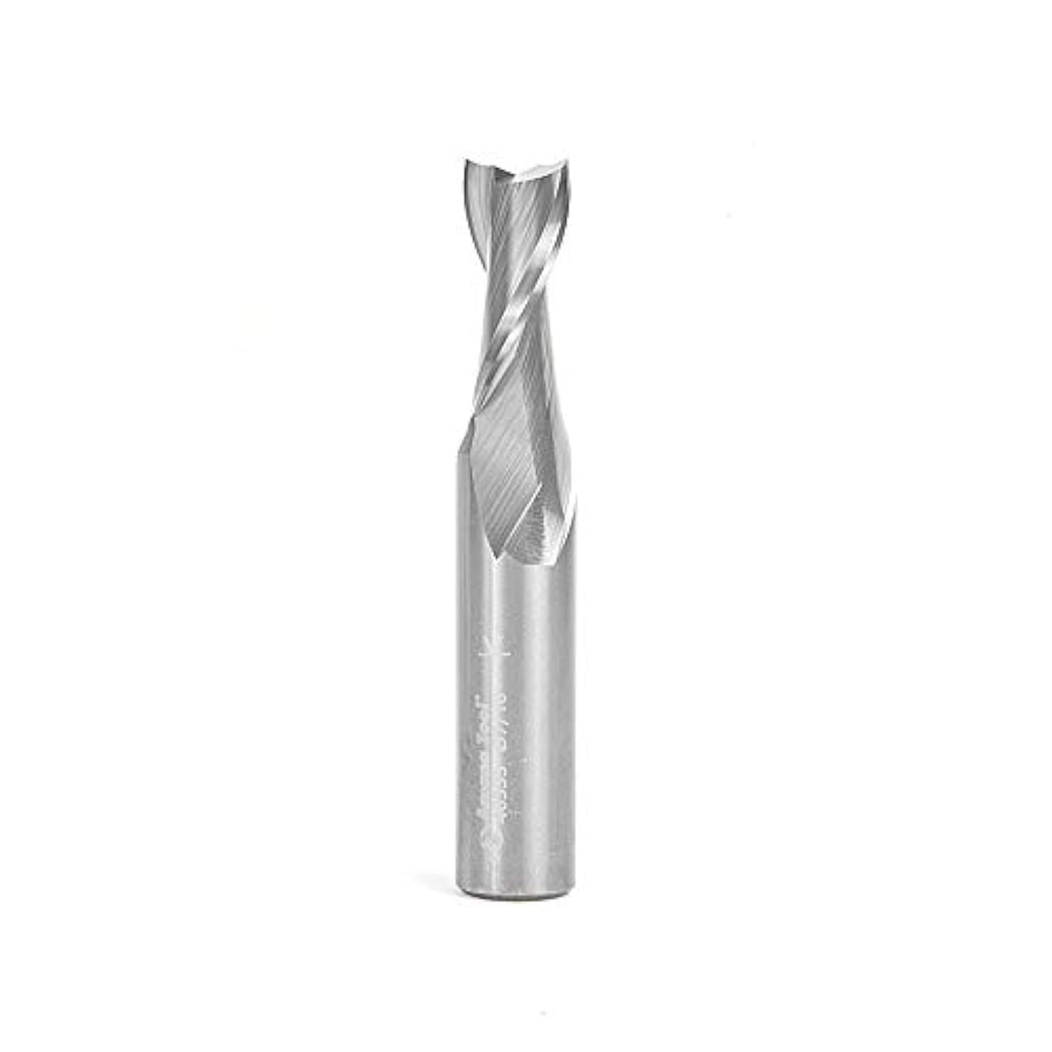 Amana Tool 46335 Solid Carbide Spiral 2 Flute Plunge 7/16 D x 1 CH x 1/2 SHK x 3 Inch Long Up-Cut Router Bit โ image 1