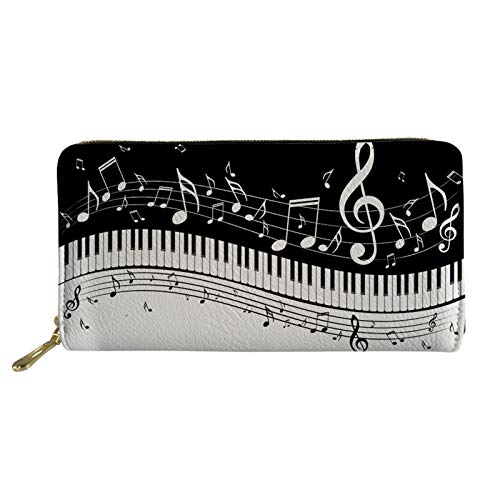 TOADDMOS Monedero largo con estampado de caballo para tarjetas de...