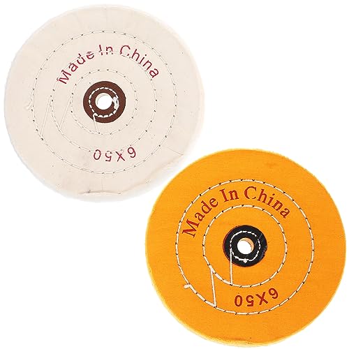 CIYODO 2Pcs Heavy Duty Grinding Wheels Arbor Flap Disc Polishing Kit for Jewelry and Surface Processing Material