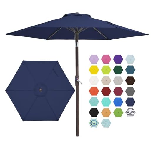 Best umbrella brand in bangladesh JEAREY 7.5FT Patio Market Umbrella