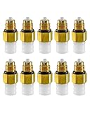10pcs Air Suspension Repair Kit Compatible with Mercedes Benz W251 W164 W212 Au-di A6 C5 Replace 1663200204 2513202704, Air Valve M8 Air Connector Brass Fittings