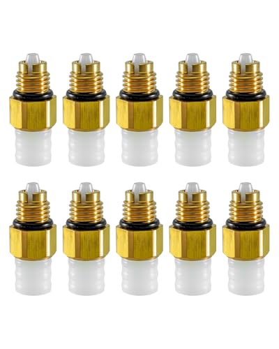10pcs Air Suspension Repair Kit Compatible with Mercedes Benz W251 W164 W212 Au-di A6 C5 Replace 1663200204 2513202704, Air Valve M8 Air Connector Brass Fittings