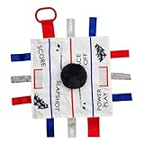 Baby Sensory, Educational & Teething Closed Ribbon Tag Lovey Blanket with Security Plush: 10