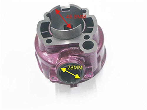 horlirty 90 cc 49 mm Motorrad Luftzylinder-Set für Minarelli AM6 Yamaha MBK TZR